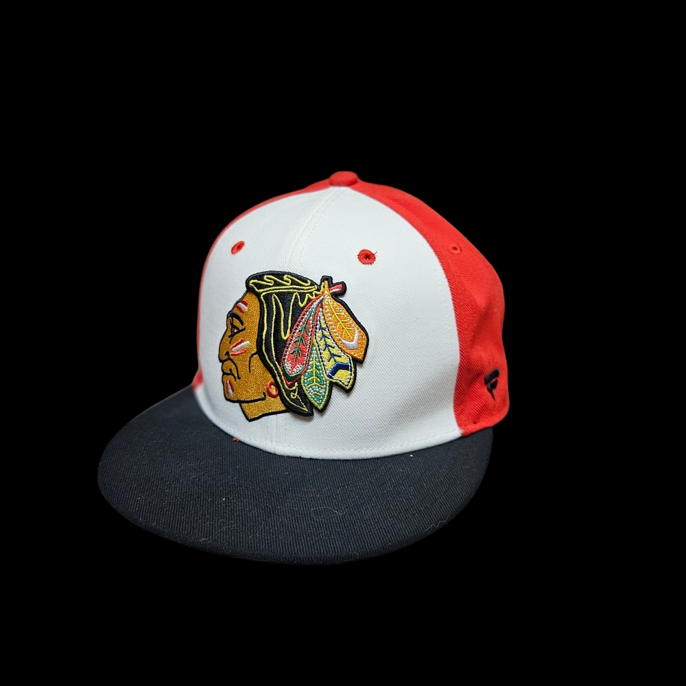 New Era Chicago Blackhawks NHL Snap Back Hat Perfect Condition - Picture 3 of 6